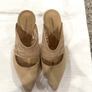 Antonio Melani Nude Mules